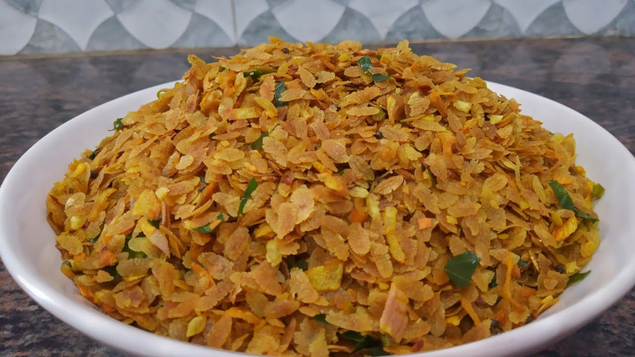 FIVE MINUTE EVENING SNACK | Aval Recipe | Easy snack Recipe | spicy snack |