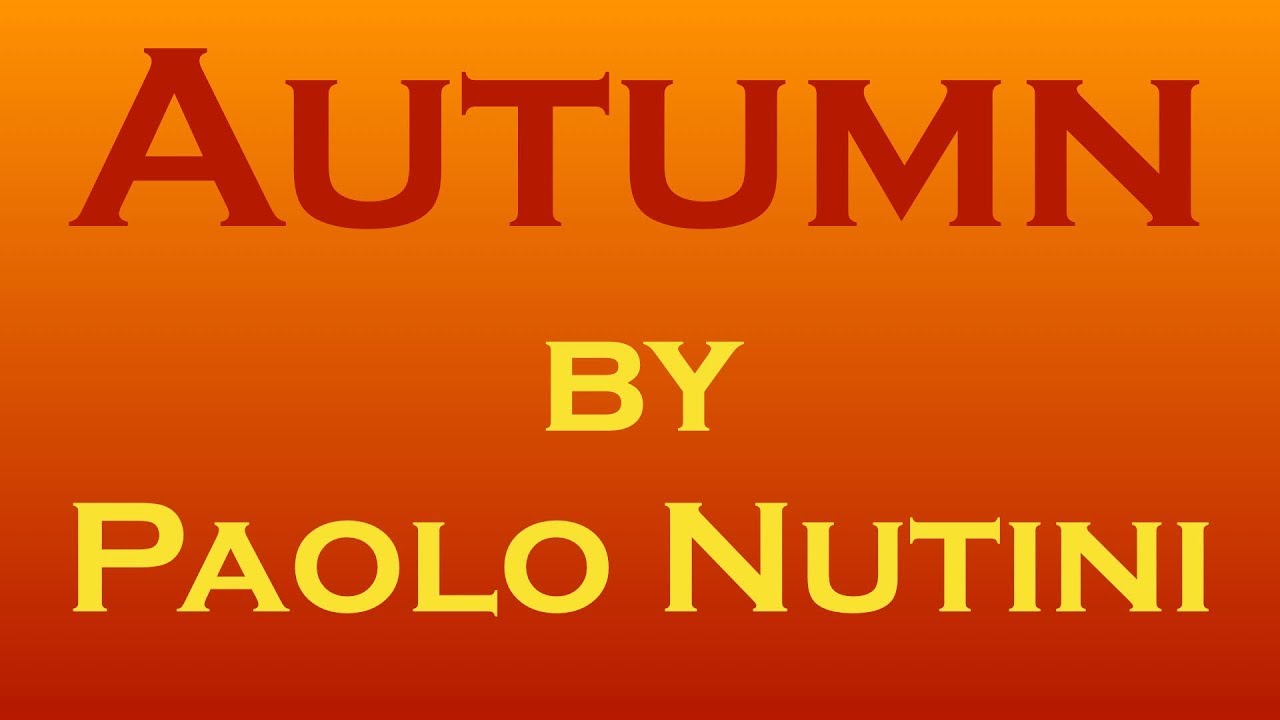 Autumn (Paolo Nutini) bilingual Karaoke Video  English/German (Englisch/Deutsch)