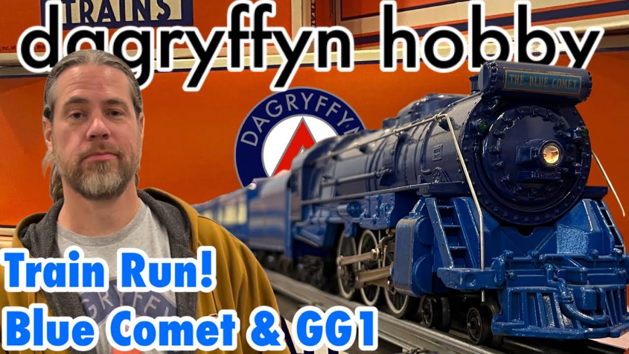 Train Run Featuring the Lionel MPC Blue Comet and K-Line Pennsy GG1