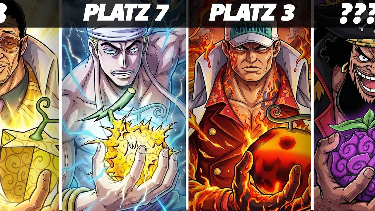 Jede LOGIA TEUFELSKRAFT in One Piece Erkl&auml;rt (Blackbeard, Akainu, Kuzan...)