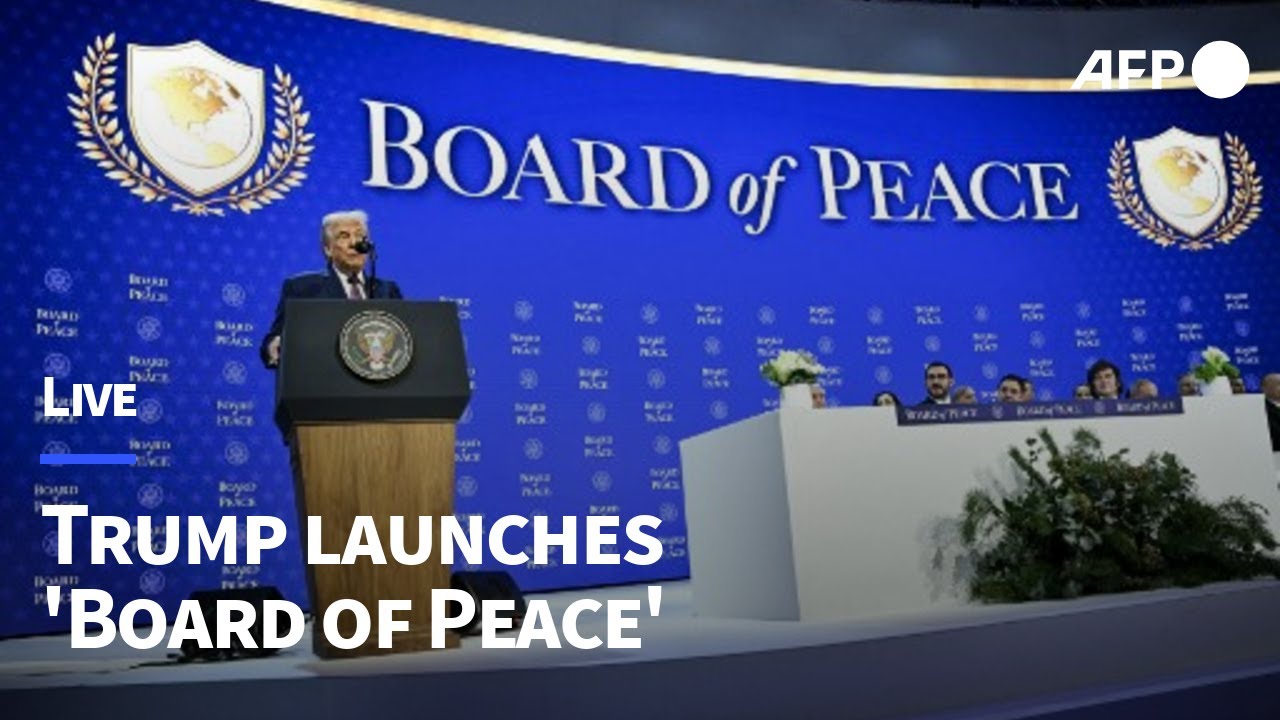 🔴 LIVE: Donald Trump holds signing ceremony  for his 'Board of Peace'  | AFP