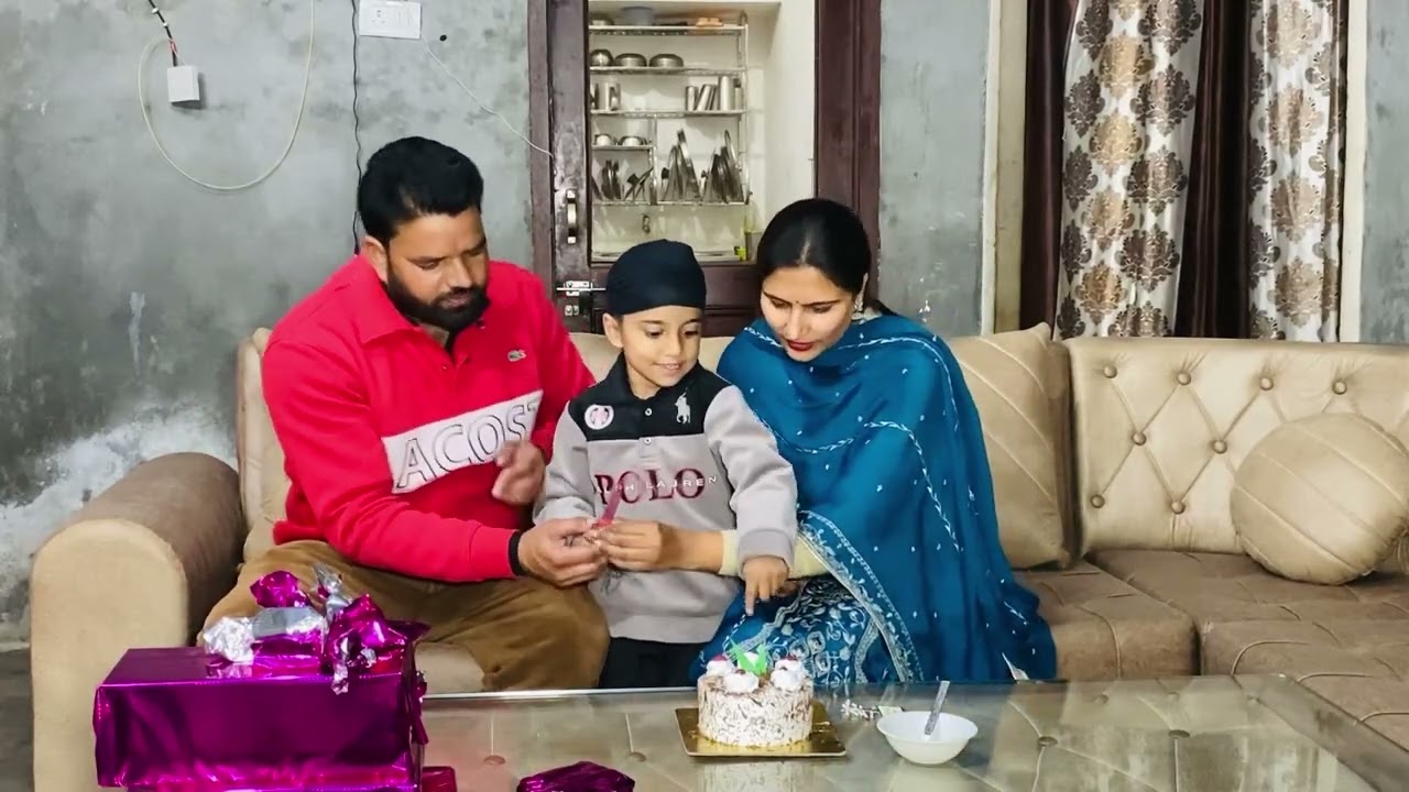 Agam Nu Dita Birthday Surprise❤️Te Gift Opening 🙏WMK #pindernav #birthday 