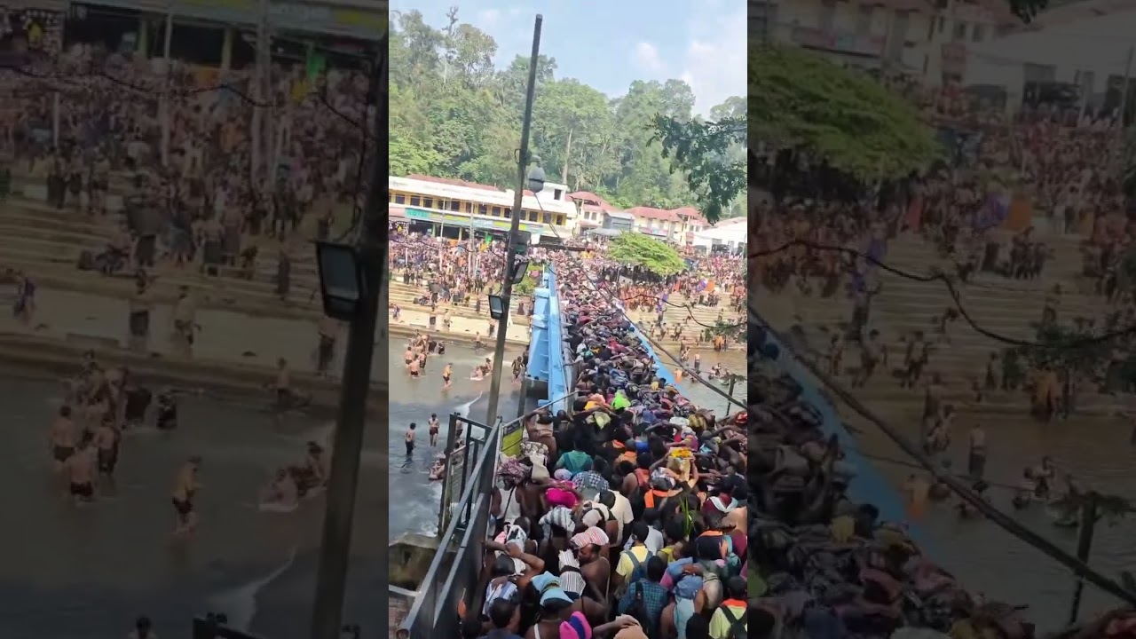 Heavy Crowd at Pamba|| devotees Sabarimala Temple Updates 2025|| #sabarimala #ayyappa #yatra #kerala