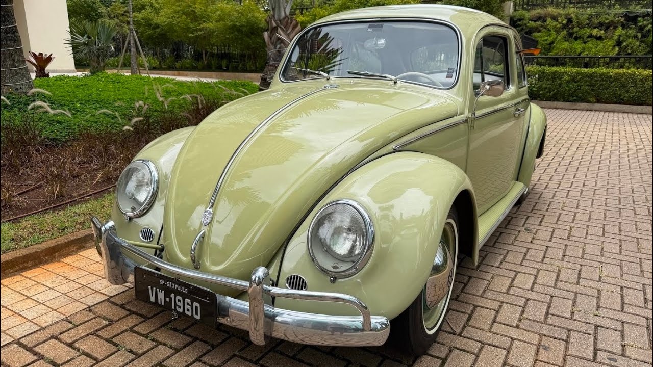 VOLKSWAGEN FUSCA 1960 UM DOS PRIMEIROS FABRICADOS NO BRASIL. 