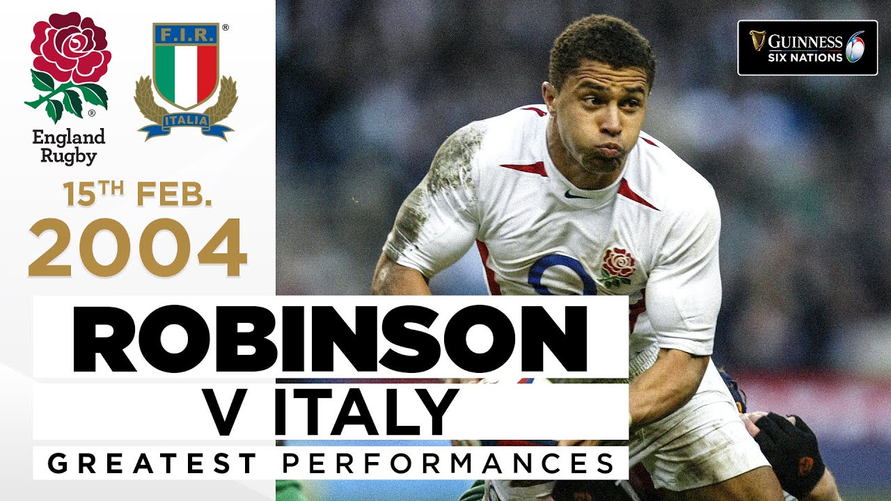 Greatest Performances - Jason Robinson v Italy 2004 | Guinness Six Nations