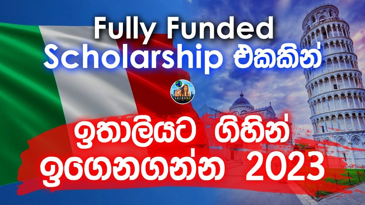 Apply for fully funded scholarship in Italy | GuideMeVindy #guidemevindy #italy #travelandvisa