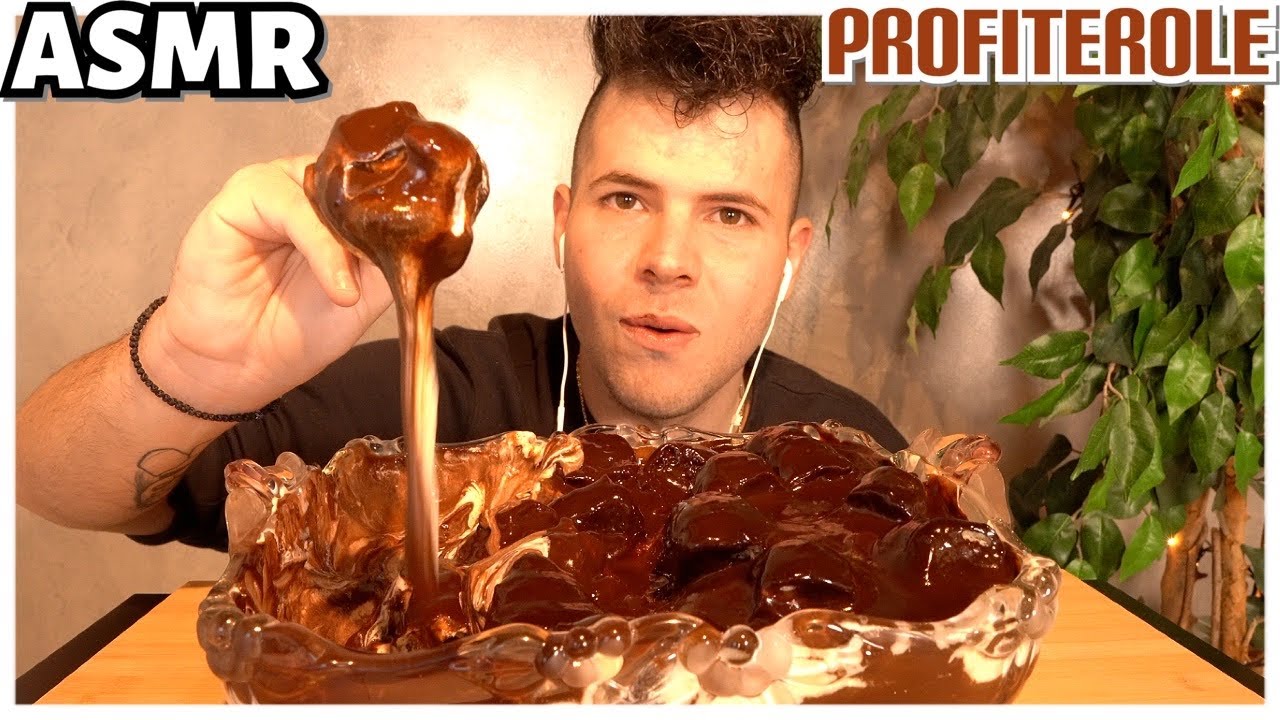 ASMR PROFITEROLE - THE REAL CHOCOLATE DESSERT MUKBANG 먹방 | EATING SOUNDS