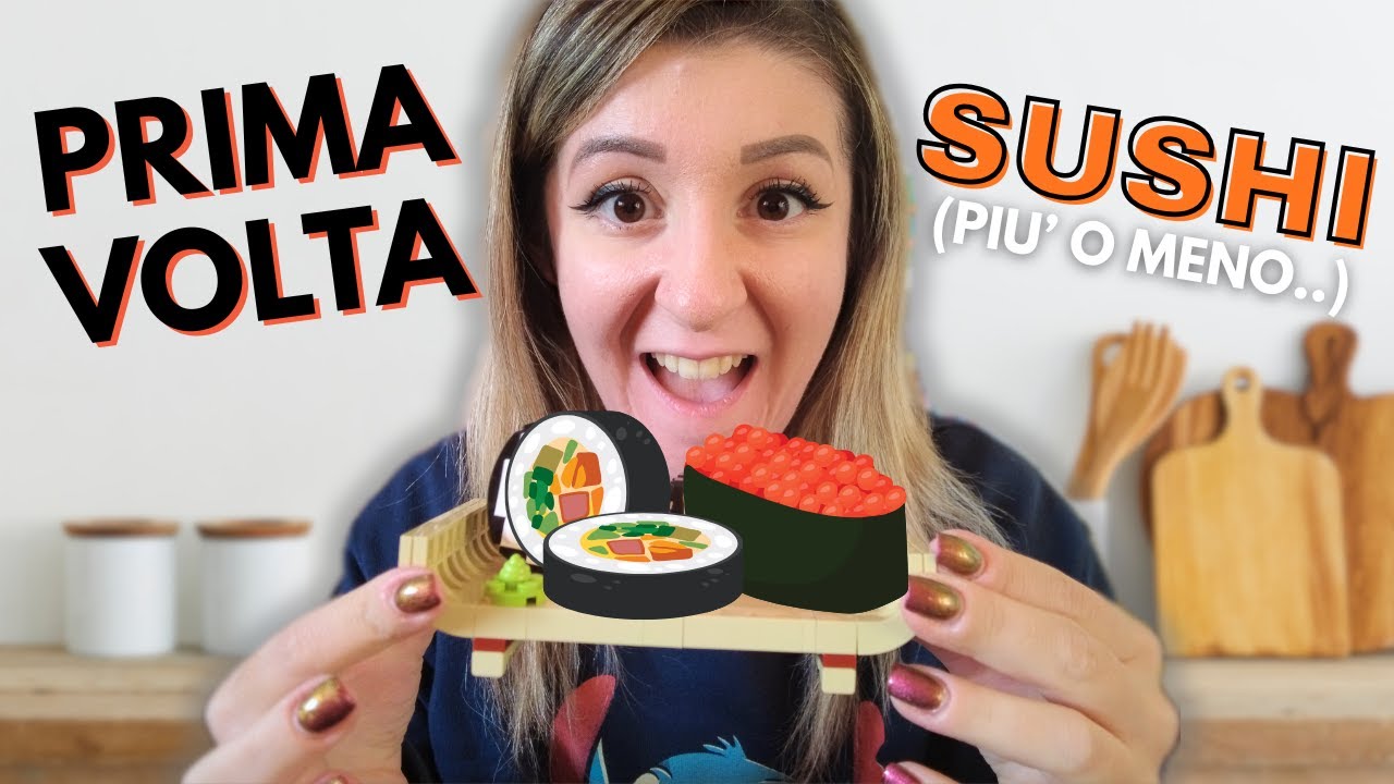 Ho fatto il SUSHI in CASA per la PRIMA VOLTA 🍣..ma non si mangia! 😅 | Il mondo di Pretty