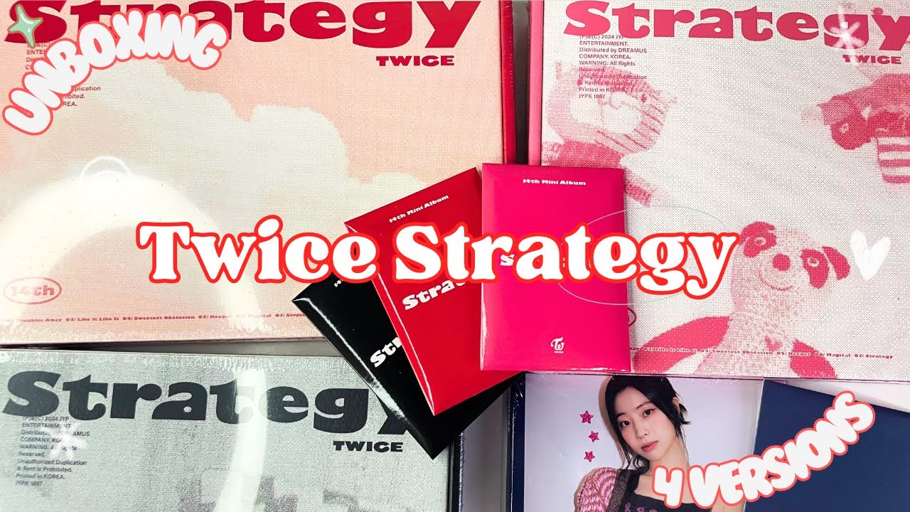 ★ Распаковка Twice Strategy ★ Step 1, Step 2, Step 3, Step 4 версии ★