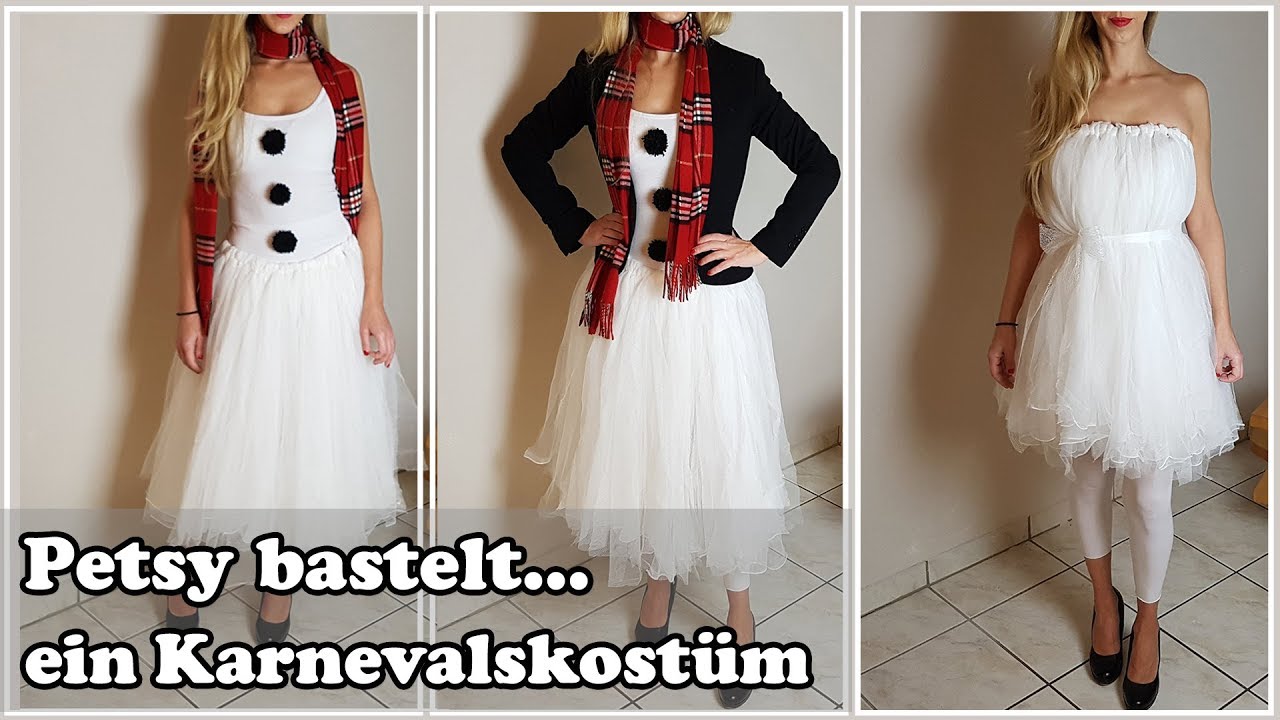 DIY: Kostüm Karneval Halloween ohne nähen mit Rock | Kleid aus Ikea Gardine unter 5 Euro