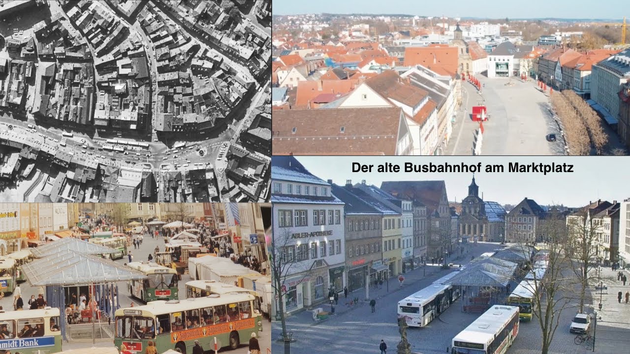 Der alte Busbahnhof am Marktplatz (Unser Bayreuth)