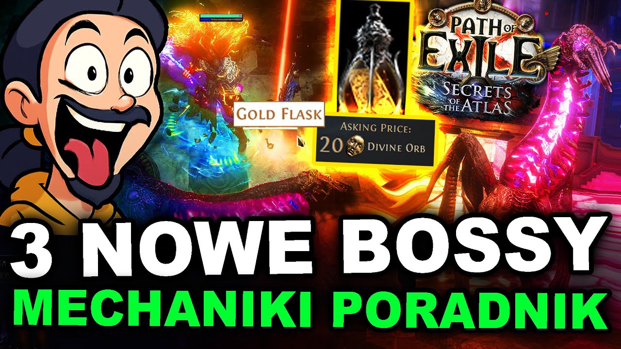 3 NOWE BOSSY PORADNIK w Path of Exile Secrets of The Atlas 3.26 Incarnation of Fear, Dread i Negleth