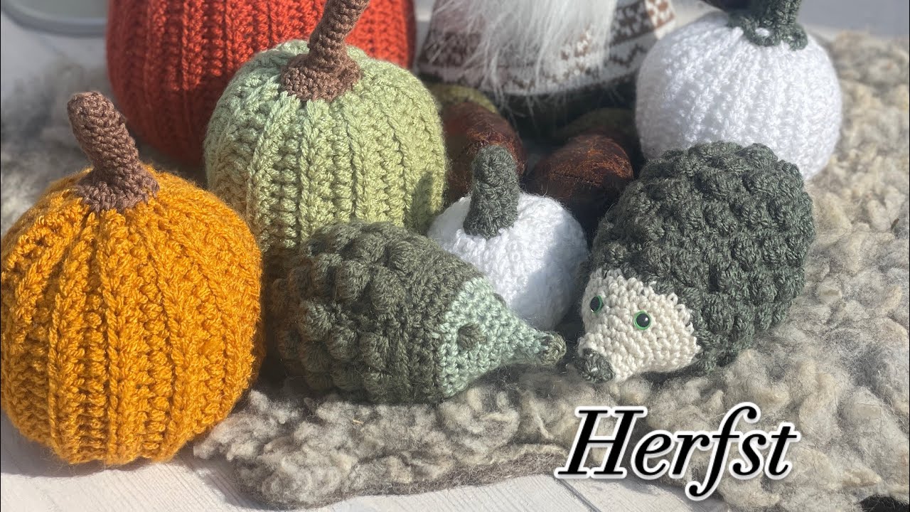 Egeltjes haken voor de herfst