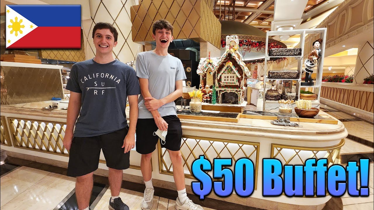 $50 ULTRA LUXURY Buffet at the Okada Hotel, Philippines! (Medley Buffet) 🇵🇭