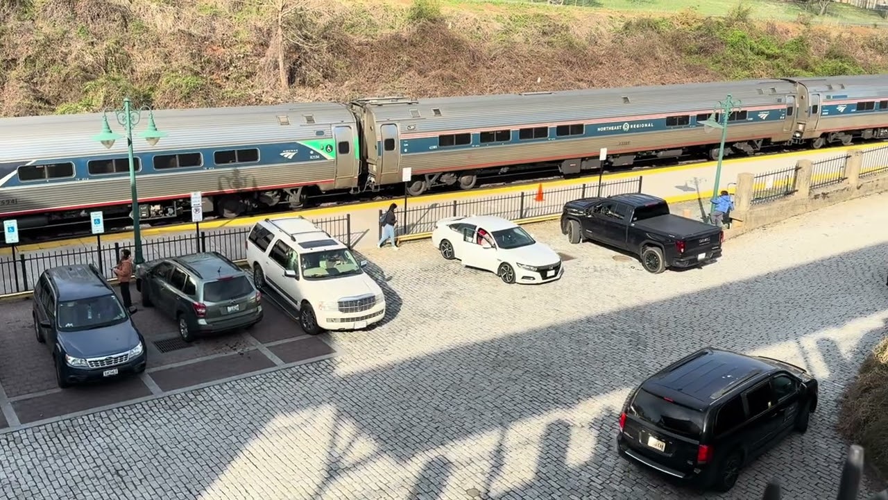 Caught up with Amtrak 156 boarding
