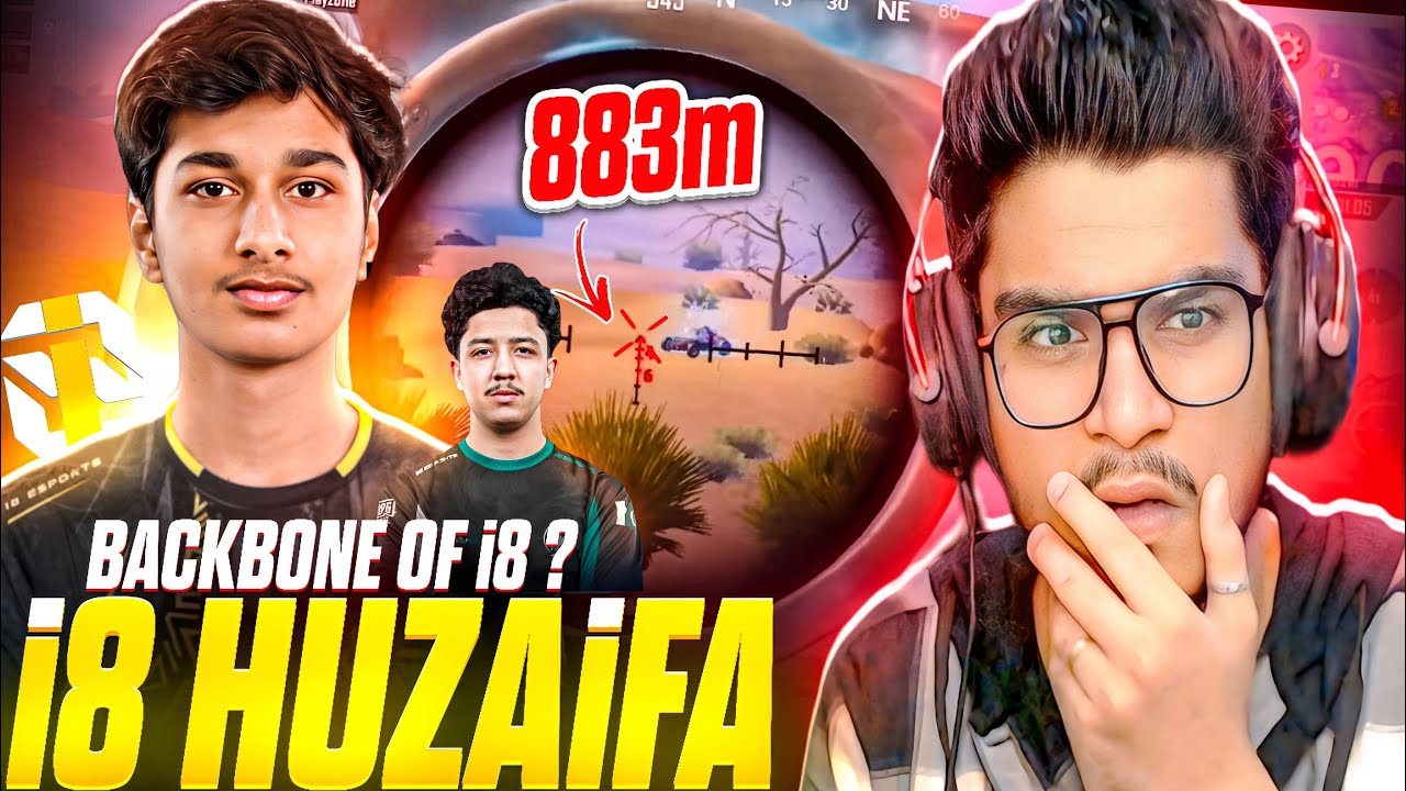 🤯BACKBONE of i8 ESPORTS *I8 Huzaifaa Pubg* BEST Moments in PUBG Mobile
