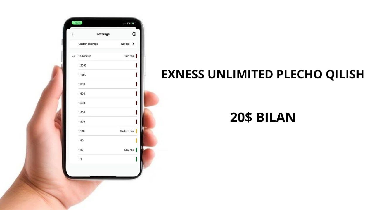Exness unlimated plecho qilish 10 - 20$ bilan !!! Hoziroq ko'ring ! Broker linki komentariyada 👇🏻
