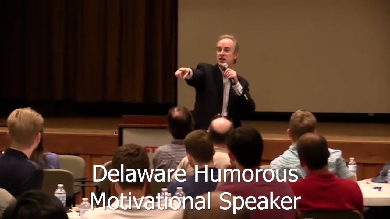 Delaware funny keynote speaker Charles Marshall