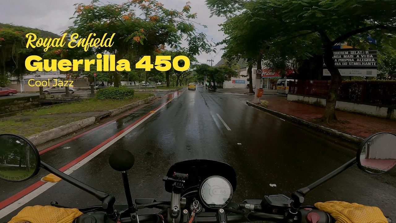 No Ritmo do Cool Jazz com a Royal Enfield Guerrilla 450