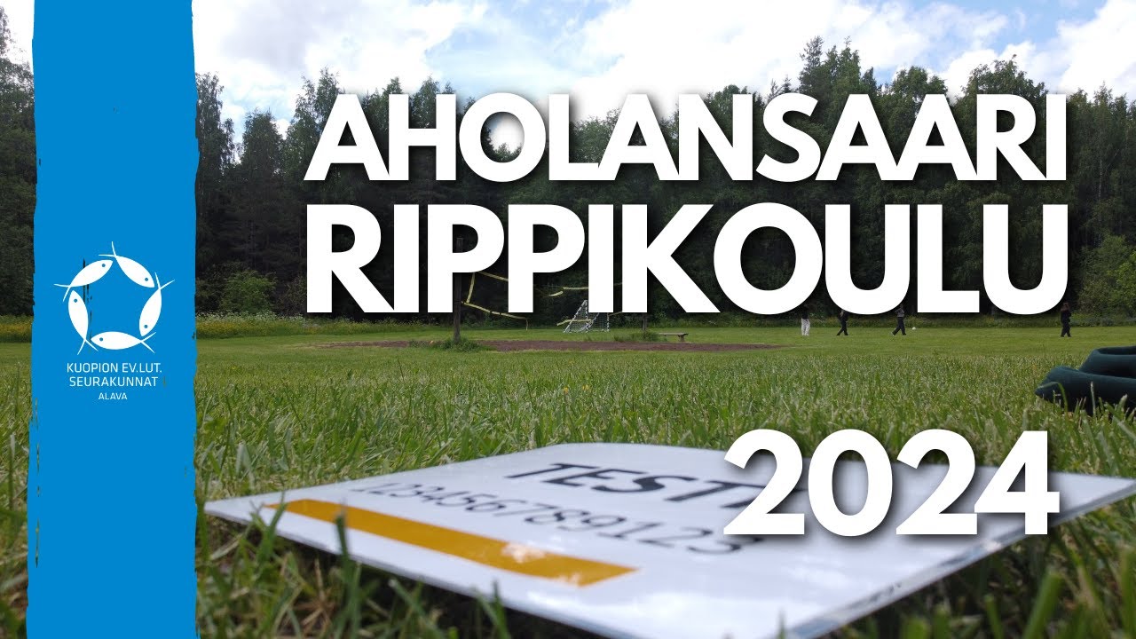Aholansaari-rippikoulun koostevideo | 2024