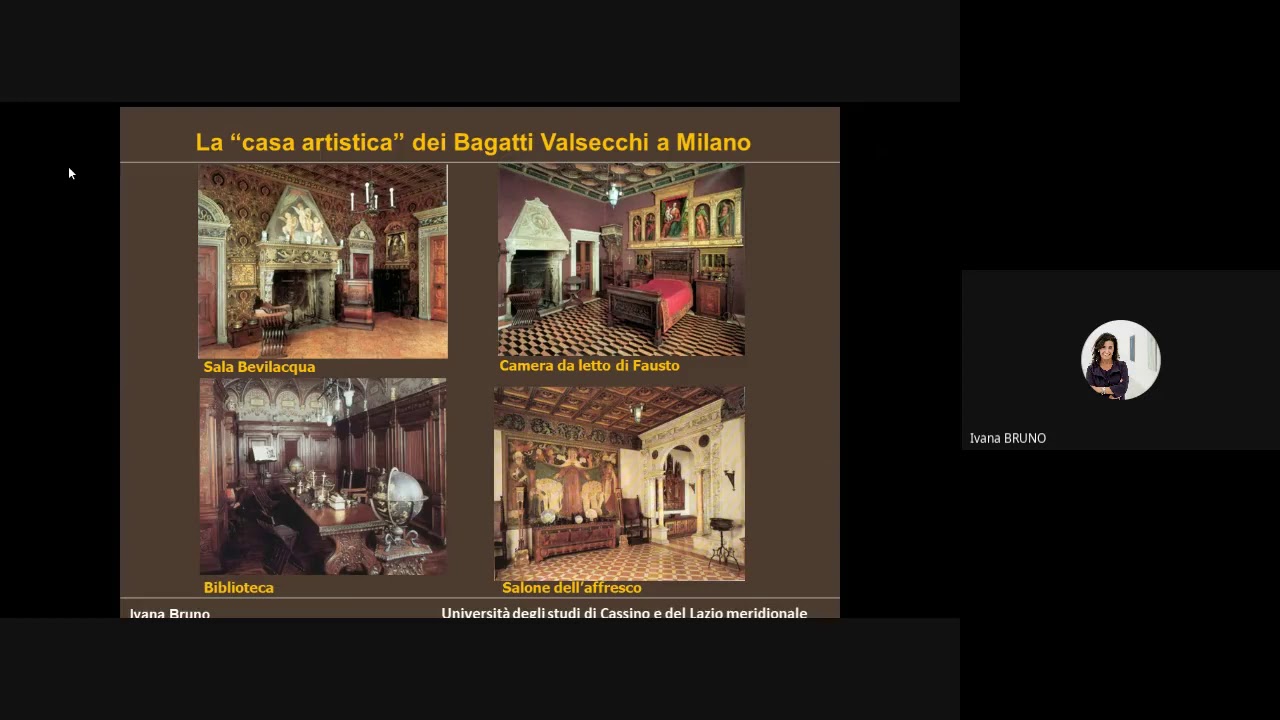 I. Bruno, Visita virtuale alla casa museo Bagatti Valsecchi, Milano