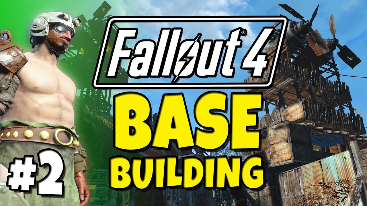 Fallout 4 - Building a Base! #2 Expanding Fort Ginger.
