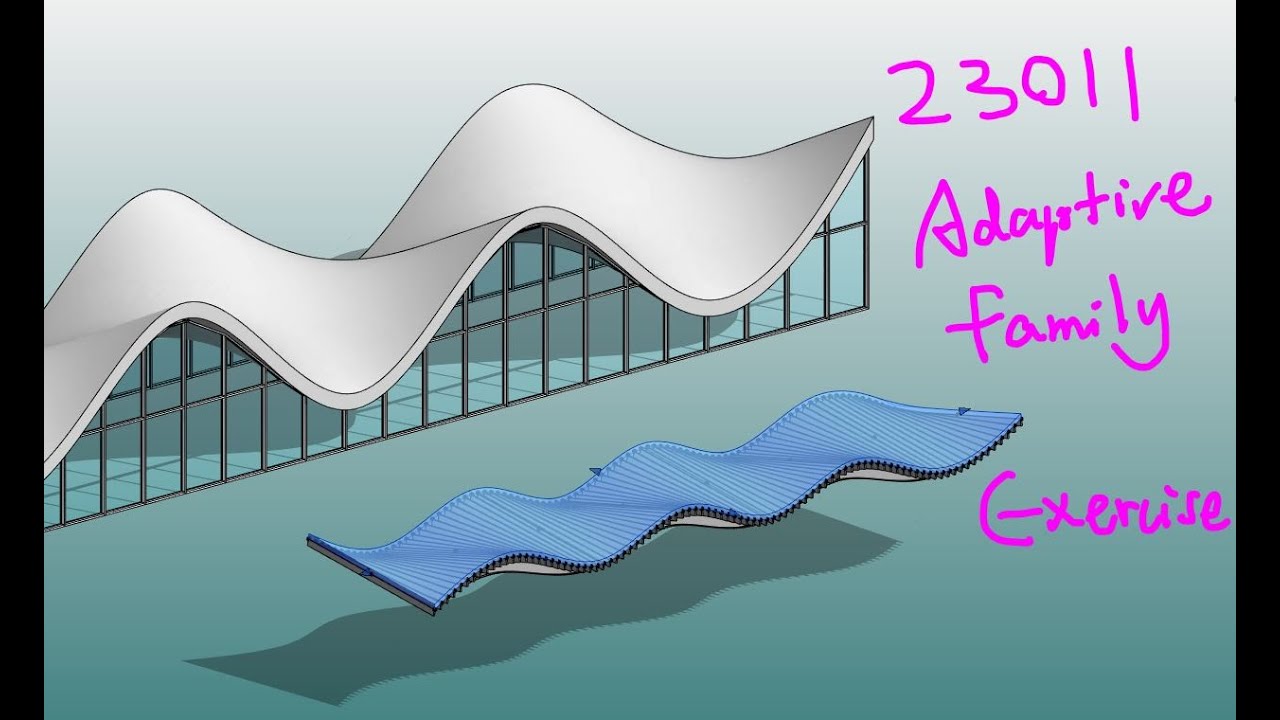 23011 - Revit Adaptive Family Exercise (Wave)