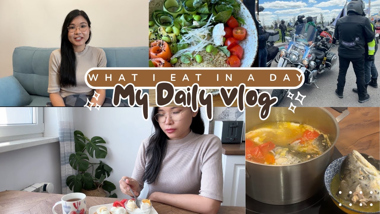 What I Eat in a Day | Groceries | Motorcycle Season Opening in Kazakhstan