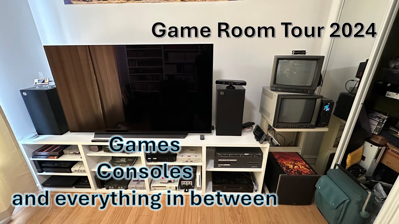 Small bedroom turned Game Room! - Game Room Tour 2024