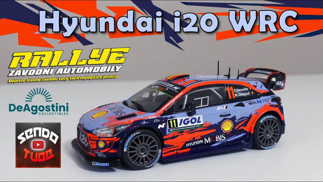 #4 - Hyundai i20 WRC - Deagostini Rallye seria - 1/43 unboxing