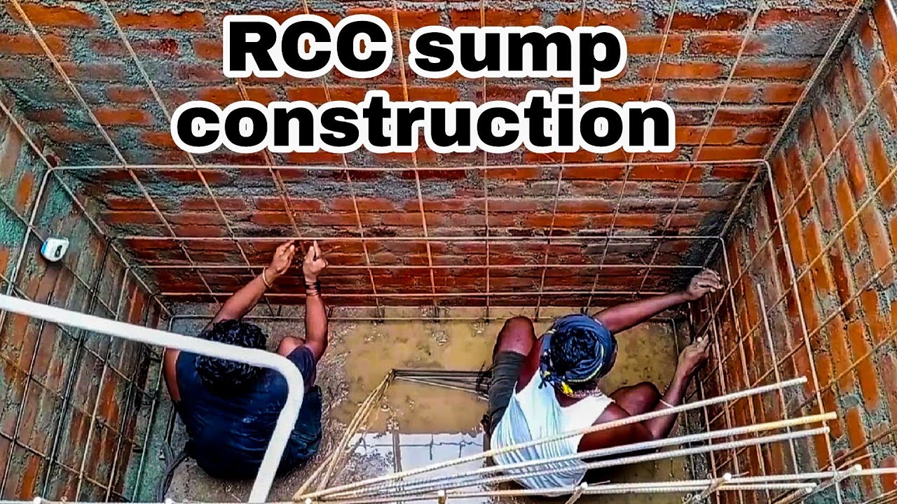 RCC sump construction | water sump | Sree Hari Constructions