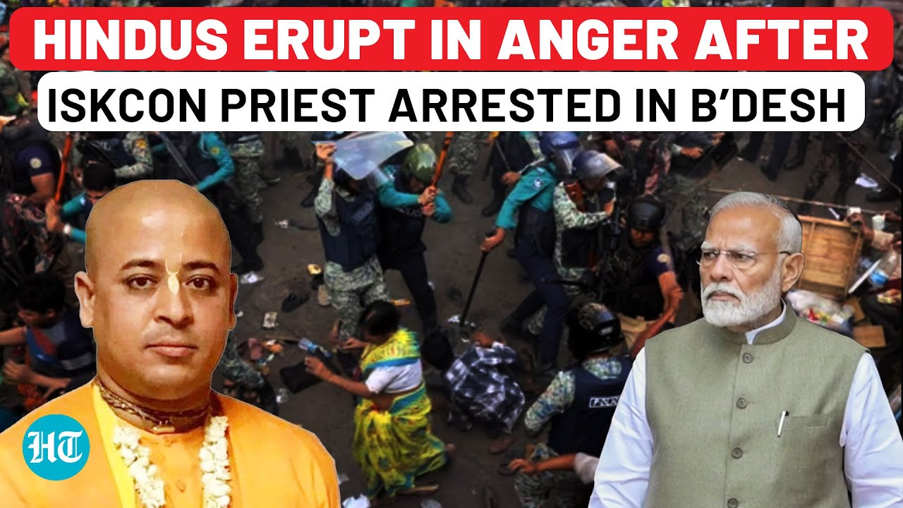Bangladesh: India&rsquo;s Strong Response To ISKCON Monk Chinmoy Krishna Das Arrest; Hindus Erupt In Anger
