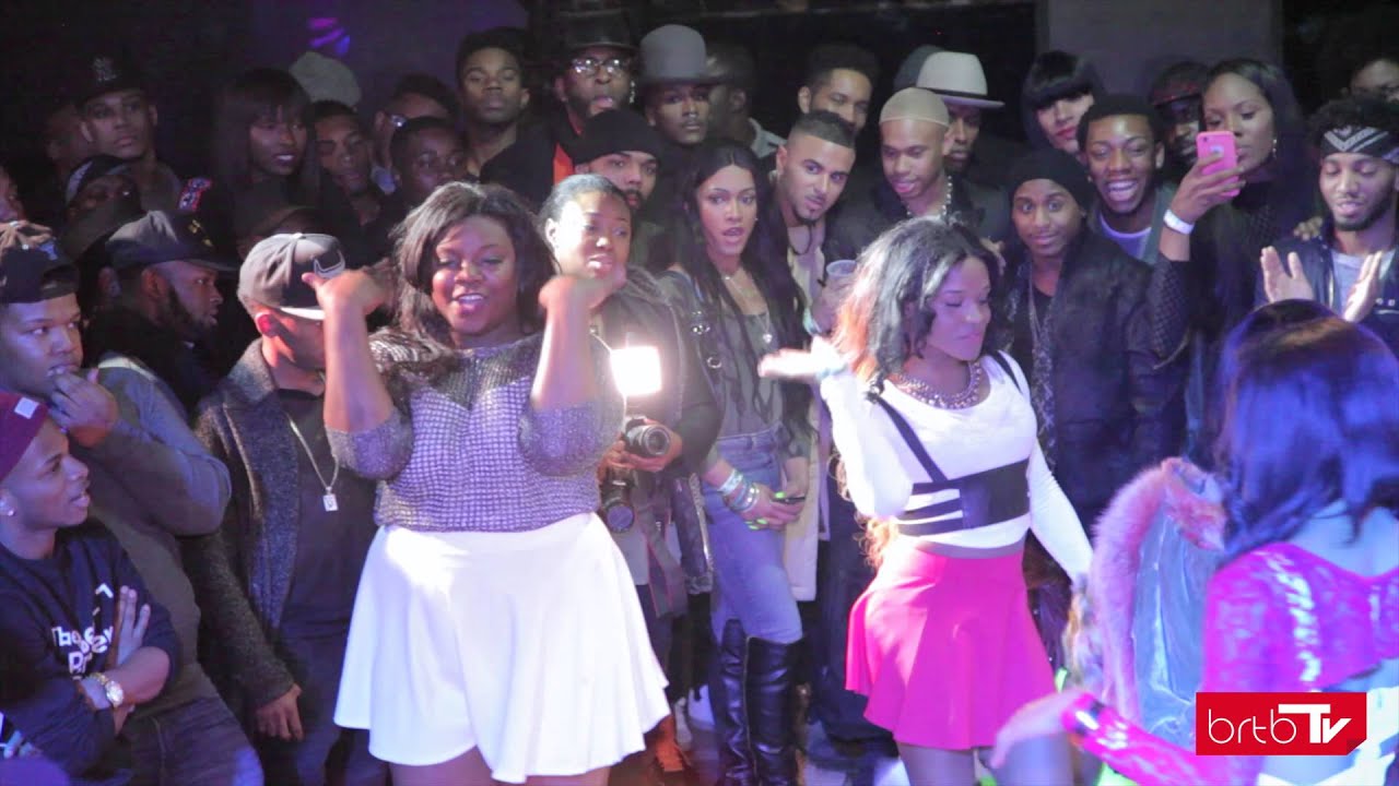 KIMIYAH EBONY  VS OCTAVIA REVLON  FF PERFORMANCE @ VOGUE NIGHTS 12/21/2015 PART 11