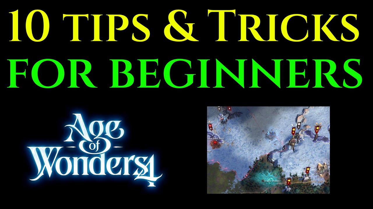 10 TIPS & TRICKS - Beginners Guide AGE OF WONDERS 4 Tutorial