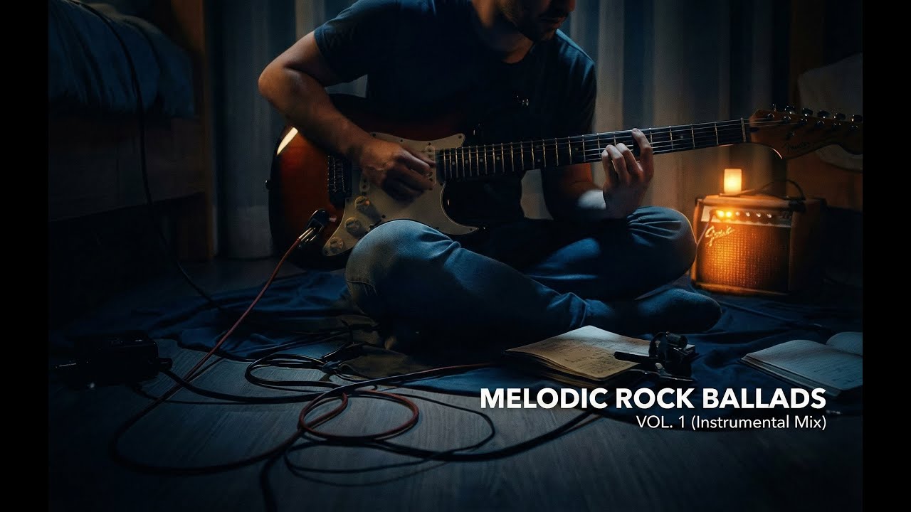 Rock Melodic Vol.1 - Solitary Guitar Ballads #beatstostudy #guitar #guitarmusic #rock