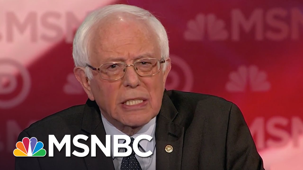 Bernie Sanders: Break Big Banks Up | Democratic Debate | MSNBC
