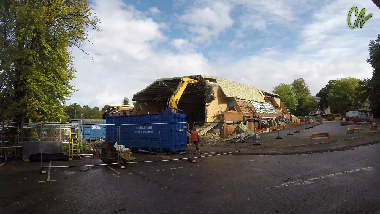Camberley Arena Leisure Centre Demolition Time-Lapse