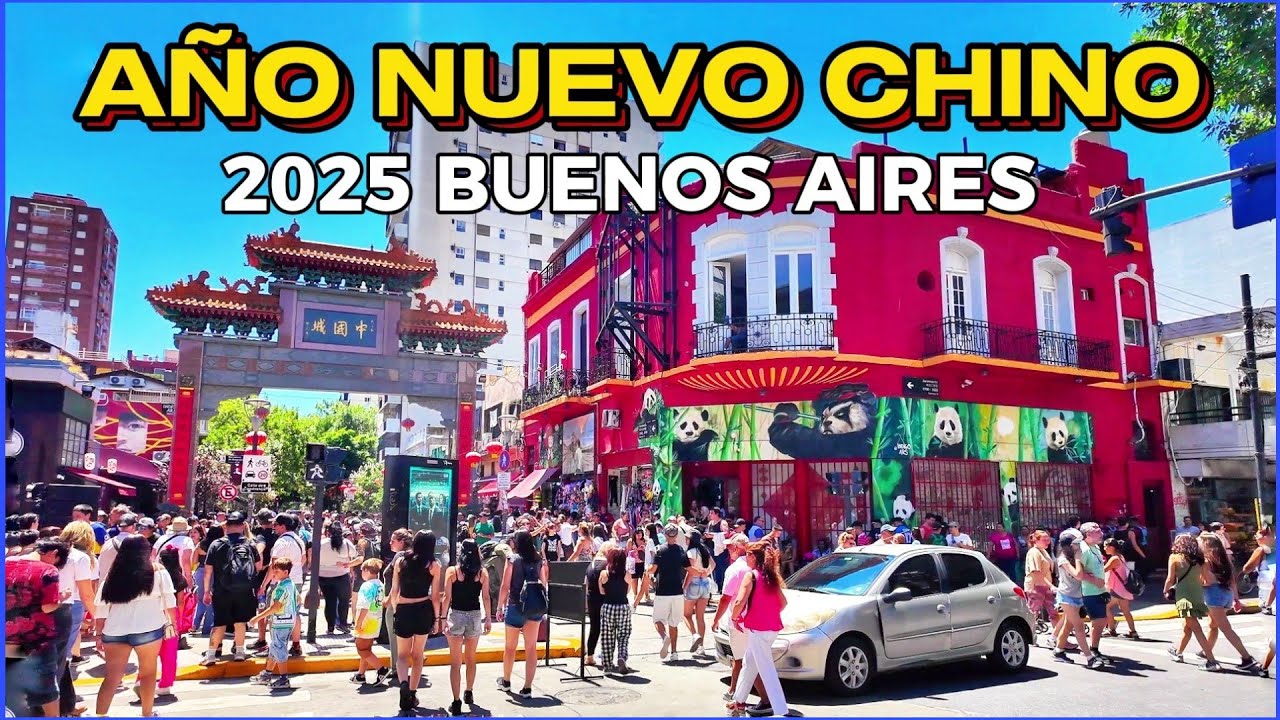 【4K】Buenos Aires - AÑO NUEVO CHINO 2025, Barrio Chino | Belgrano, Argentina