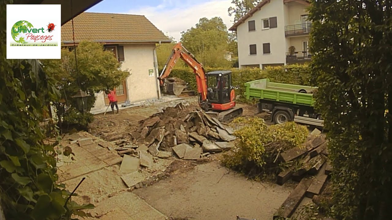 [ CHANTIER ] Timelapse paysagiste Pays de Gex