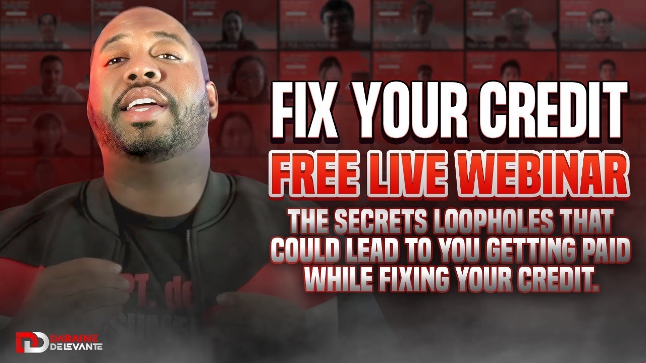 🚀 Fix Your Credit Webinar Replay 🚀