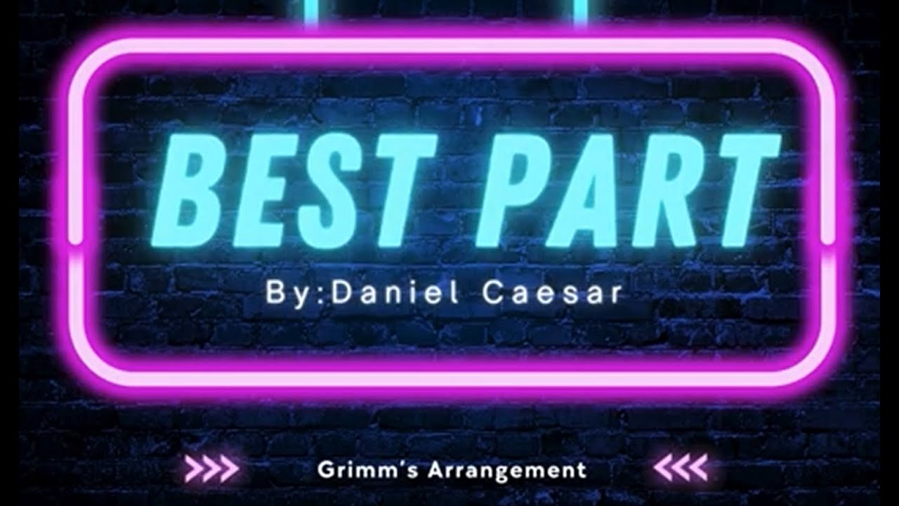 Best part by Daniel Caesar ft. H.E.R. (Karaoke) Original Key