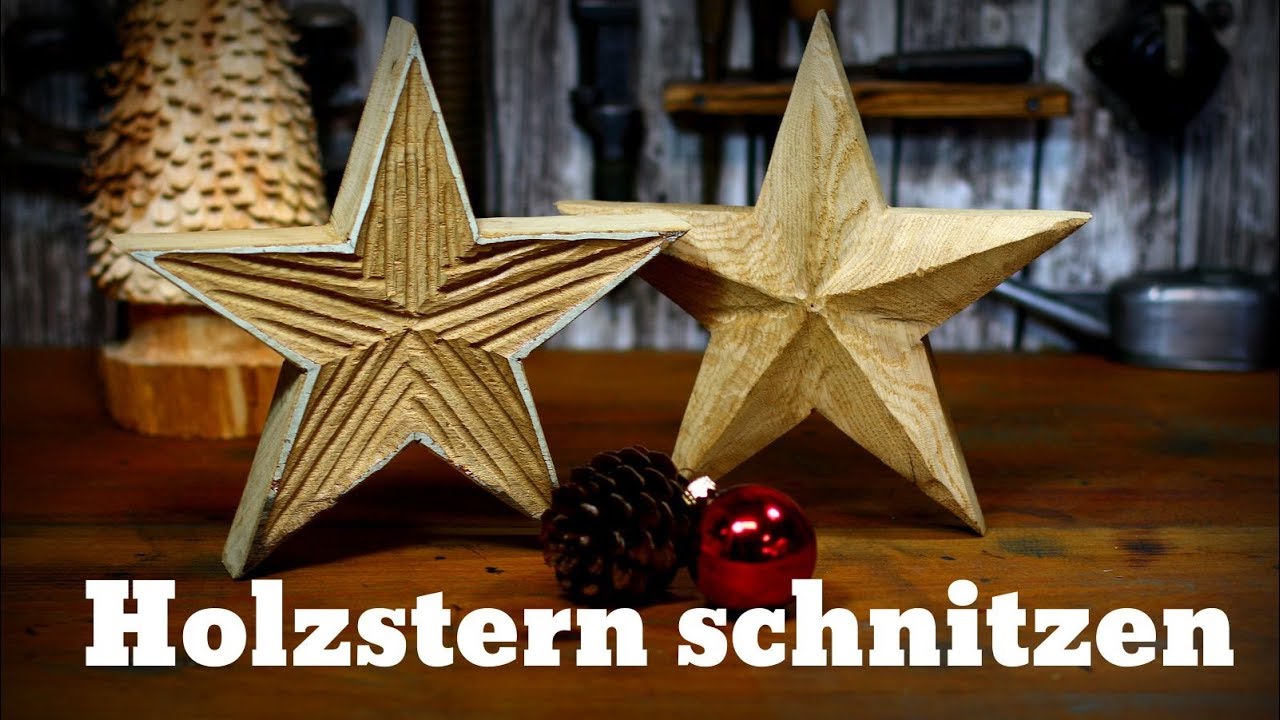 Holzstern schnitzen mit dem Arbortech Power Chisel