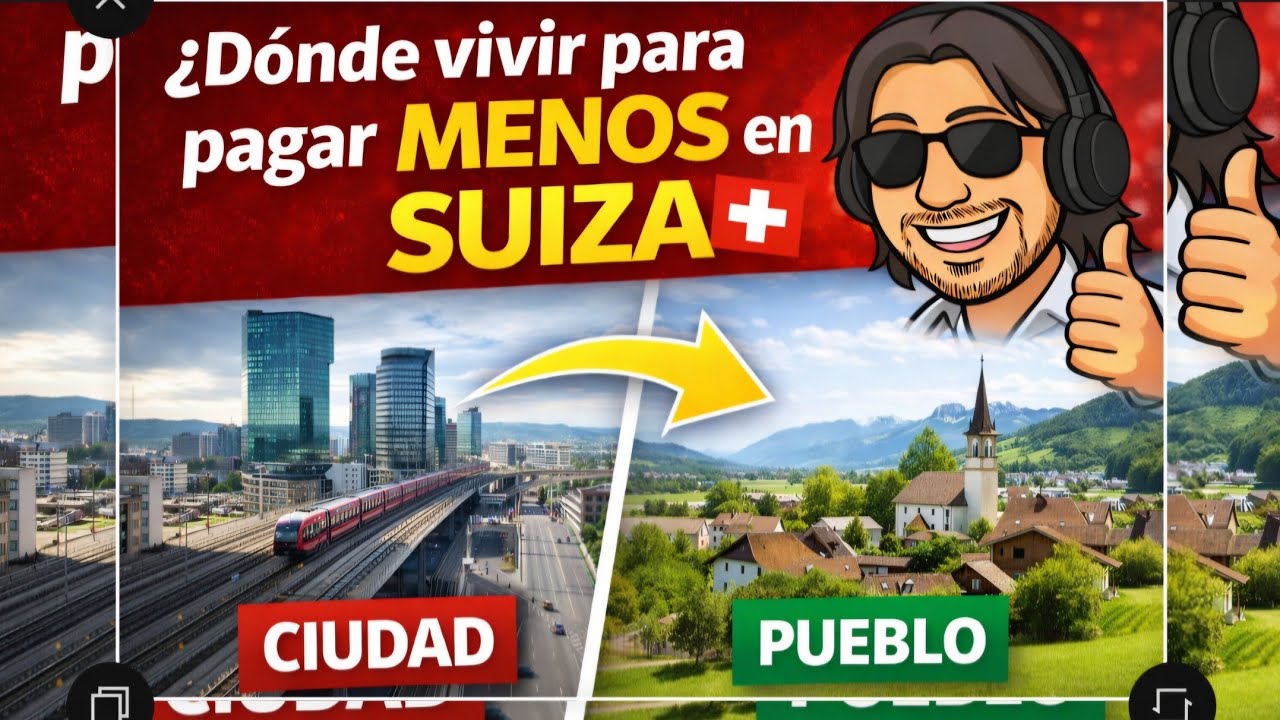 Dónde trabajar en Suiza🇨🇭y dónde vivir para pagar menos alquiler e impuestos | Todos con Hernán 