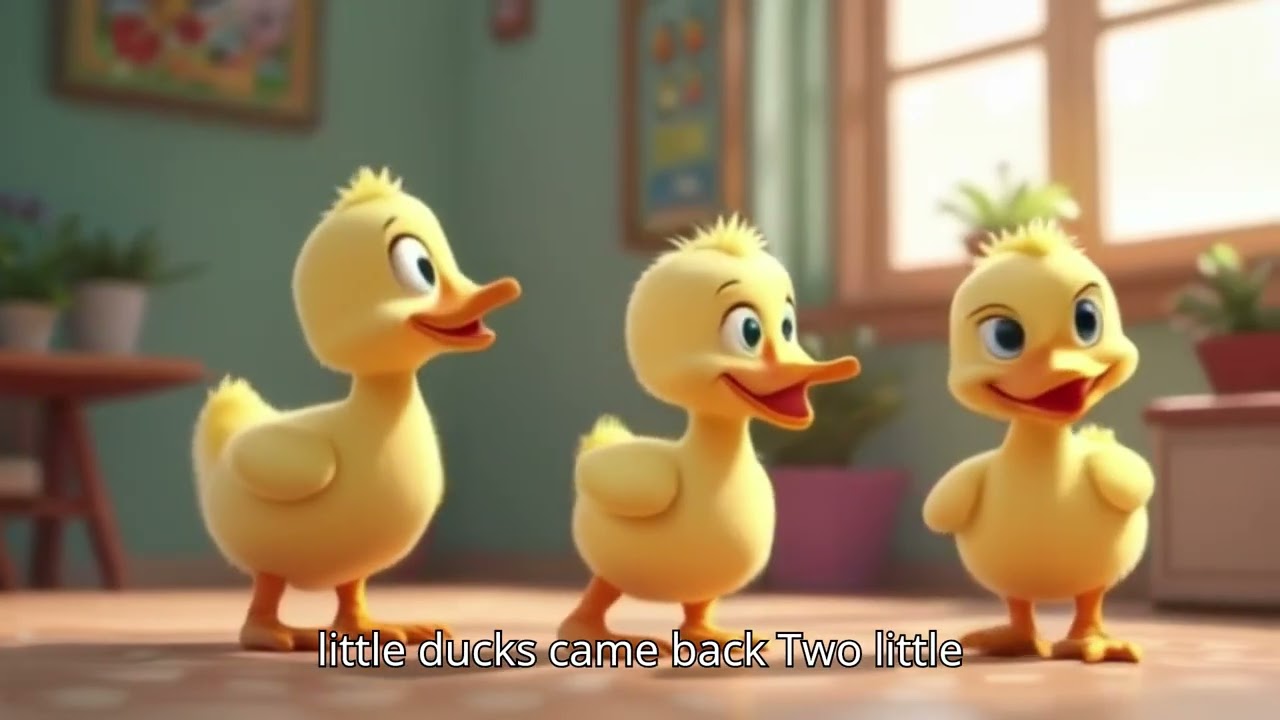 🦆🎶 Пять маленьких утят – Веселая детская песенка! 🌊✨ 