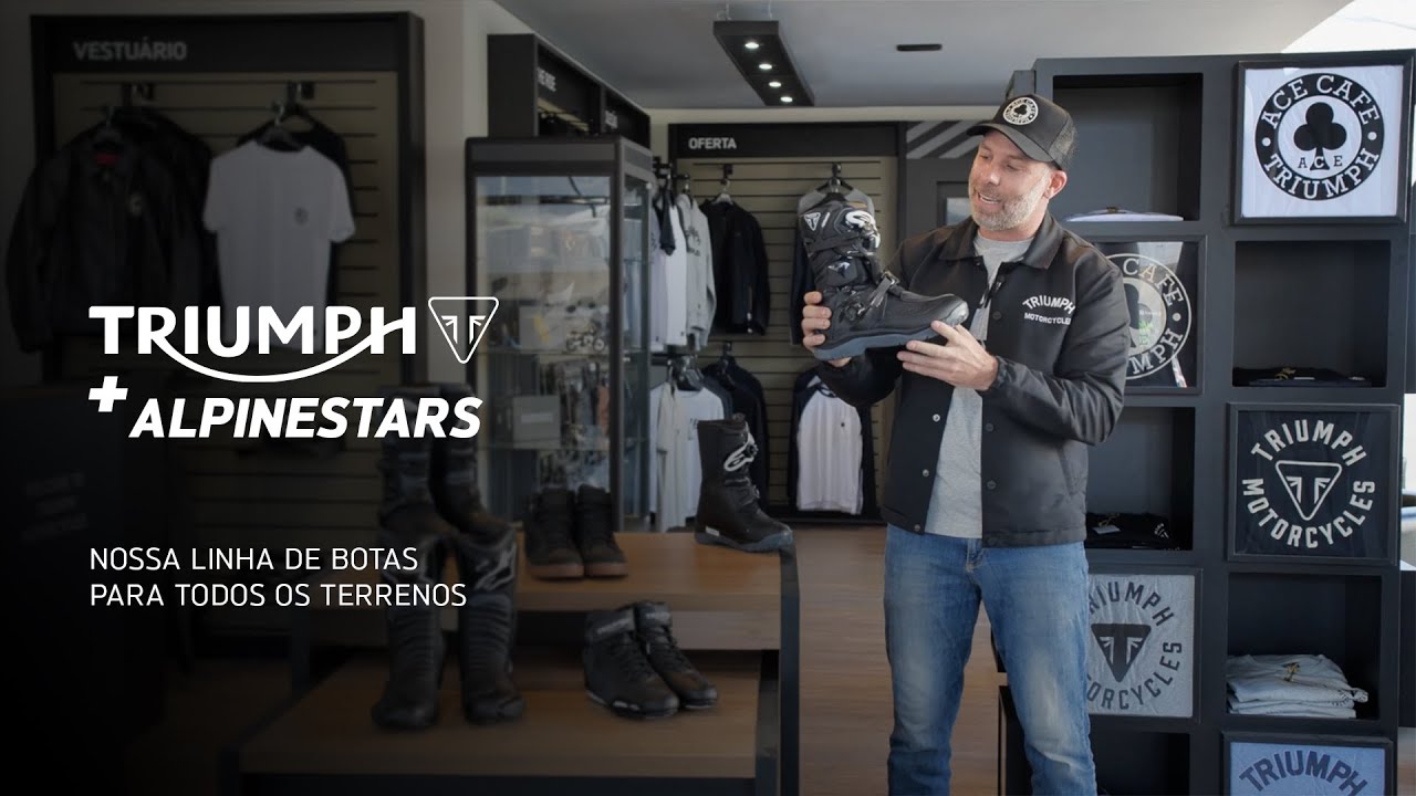 Triumph + Alpinestars | Nossa linha de botas para todos os terrenos