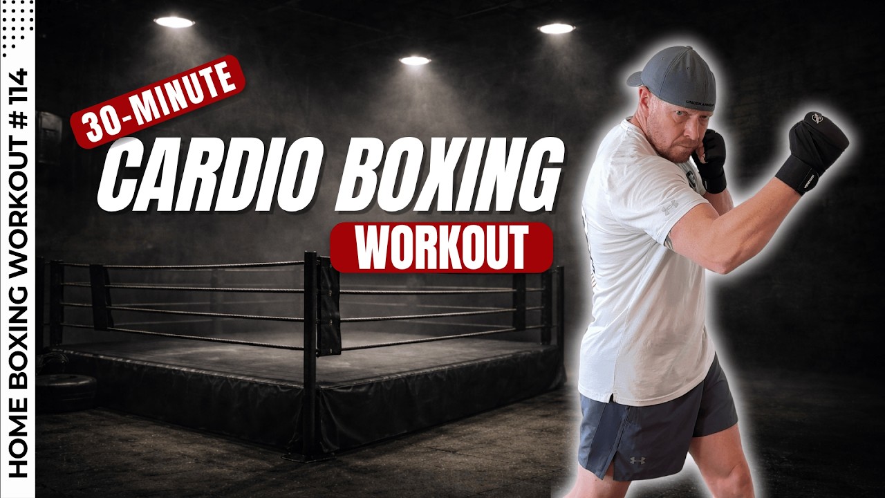 30 MIN CARDIO HIIT WORKOUT - BOXING INSPIRED - Full Body, No Equipment, follow along