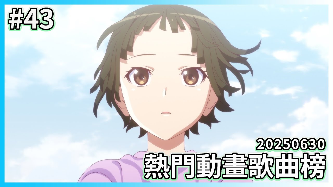 [TOP100] 熱門動畫歌曲榜 #43 (統計日期:2025-6-30)