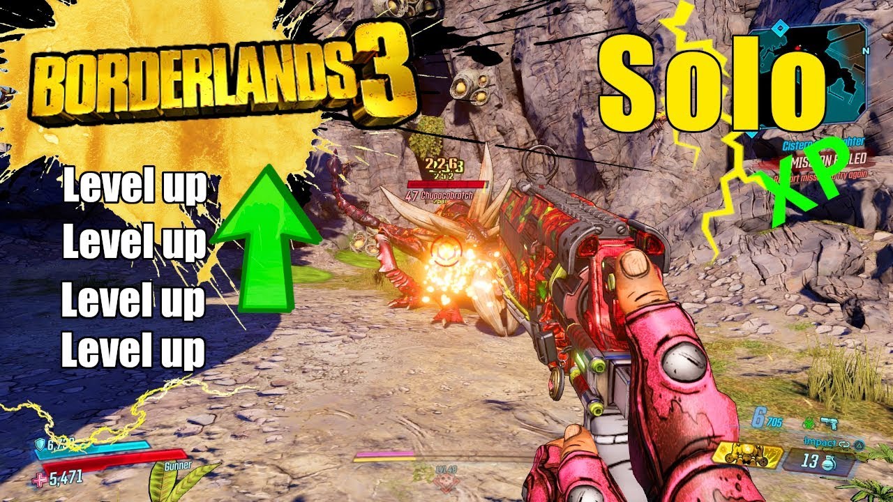 BEST!! Solo How to Level Up Fast (HUGE XP FARMING) Borderlands 3