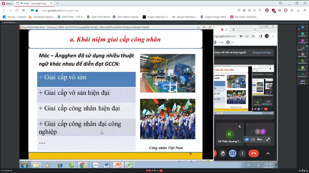 Chủ nghĩa x&atilde; hội khoa học buổi 2