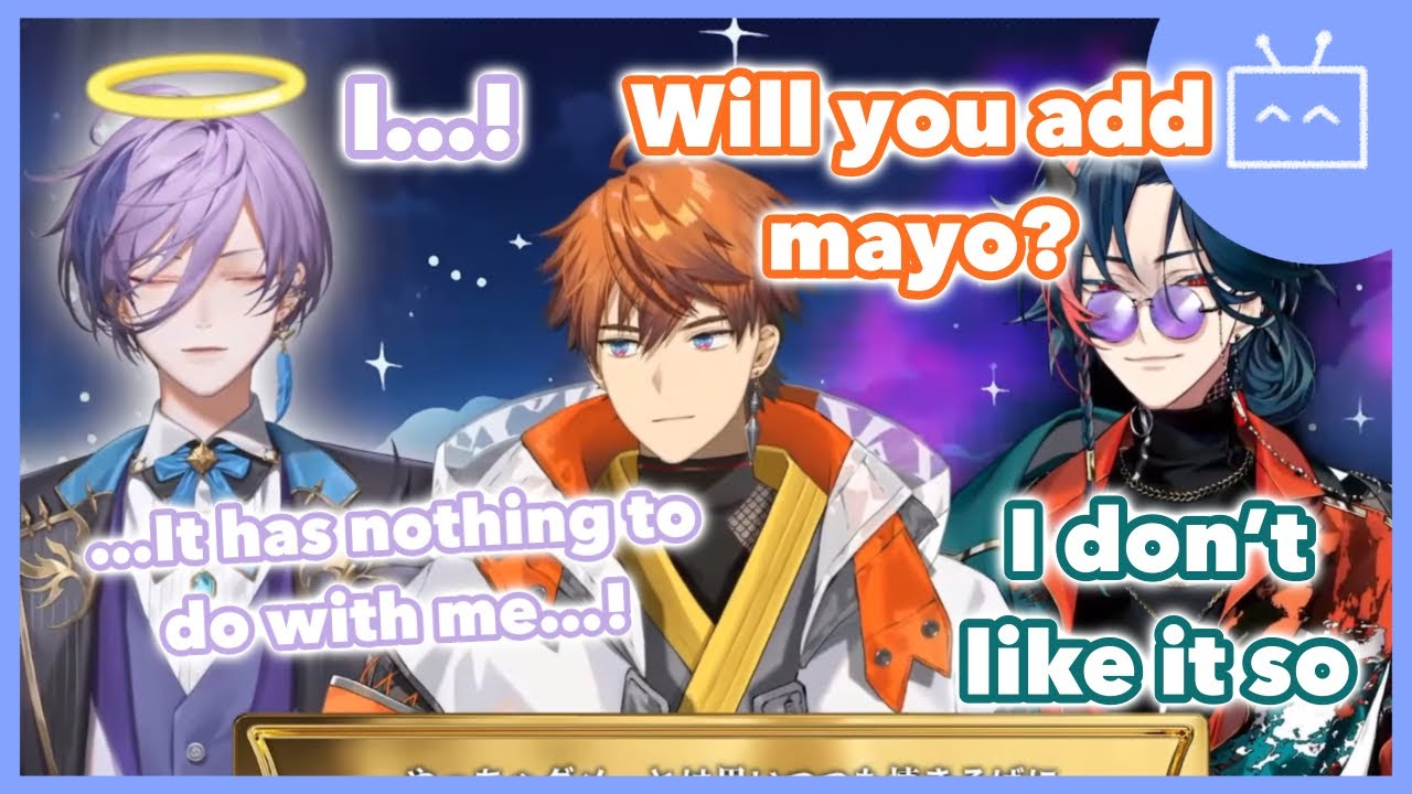 An Angel who'd fall from grace over mayonnaise w [3SKM / Nijisanji] (eng sub)